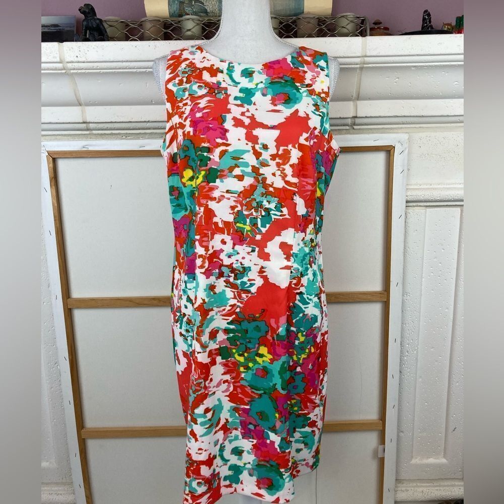 Alyx Floral Sleeveless Dress - Palm Beach Vibes zip n go!